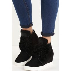 Sneakersy damskie: Czarne Sneakersy Doodad