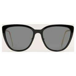 Mango - Okulary Honey. Czarne okulary przeciwsłoneczne damskie Mango. W wyprzedaży za 49,90 zł.