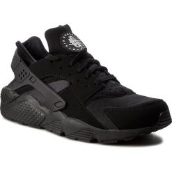 Buty NIKE - Air Huarache 318429 003 Black/Black/White. Czarne półbuty męskie Nike, na co dzień, bez wzorów, ze skóry ekologicznej, bez zapięcia. Za 499,00 zł.