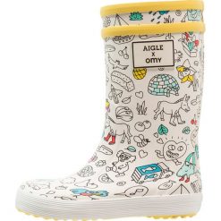Buty zimowe damskie: Aigle LOLLY POP OMY Kalosze omyprint