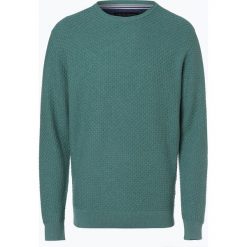 Nils Sundström - Sweter męski, zielony. Zielone swetry męskie marki Nils Sundström, xxl, bez wzorów, z bawełny, bez kołnierzyka, bez kaptura. Za 179,95 zł.