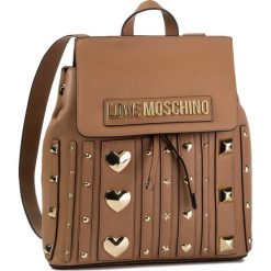 Plecak LOVE MOSCHINO - JC4241PP08KF0201 Cammello. Pomarańczowe plecaki damskie Love Moschino, bez wzorów, ze skóry ekologicznej, klasyczne. Za 959,00 zł.