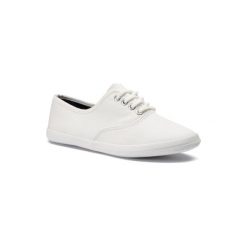 NYLON RED WS17029-2. Białe trampki i tenisówki damskie Nylon Red, bez wzorów, z nylonu, bez zapięcia. Za 59,99 zł.