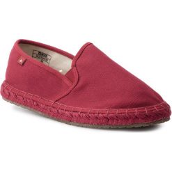 Espadryle BIG STAR - DD274A138 Red. Czerwone espadryle damskie BIG STAR, bez wzorów, z tworzywa sztucznego, bez obcasa, na płaskiej podeszwie. W wyprzedaży za 89,00 zł.