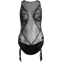 Calvin Klein Underwear BODYSUIT Body black. Czarne bluzki body Calvin Klein Underwear, z elastanu. W wyprzedaży za 367,20 zł.