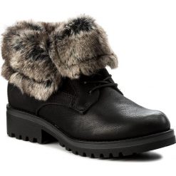 Botki CLARA BARSON - WS16052-9 Czarny. Czarne botki damskie na obcasie Clara Barson, z materiału. Za 129,99 zł.