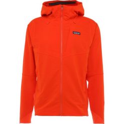 Kurtki trekkingowe męskie: Patagonia R1 TECHFACE HOODY Kurtka Outdoor paintbrush red