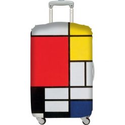 Walizki: Pokrowiec na walizkę LOQI Museum Piet Mondrian