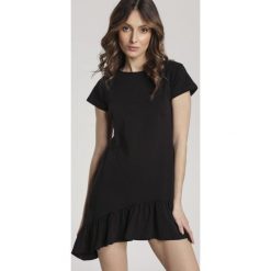 Czarna Sukienka Metionilla. Czarne sukienki damskie Renee, xl, bez wzorów, bez kołnierzyka, bez rękawów, mini. Za 59,99 zł.