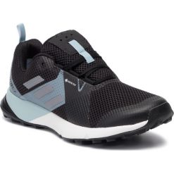 Buty adidas - Terrex Two Gtx W GORE-TEX EF1436 Cblack/Grethr/Ashgre. Czarne buty sportowe damskie Adidas, bez wzorów, z tworzywa sztucznego, sportowe, do biegania, adidas terrex, gore-tex. W wyprzedaży za 349,00 zł.