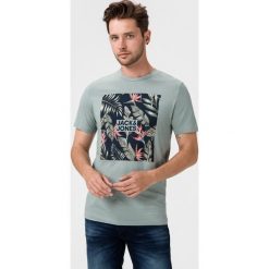 Jack & Jones Eli Koszulka Zielony. Zielone podkoszulki męskie Jack & Jones, l, z nadrukiem, z bawełny, bez kołnierzyka, z krótkim rękawem, krótkie. Za 66,95 zł.