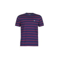T-shirty z krótkim rękawem Lee STRIPE TEE. Niebieskie t-shirty męskie marki Lee, s, bez wzorów, bez kołnierzyka, krótkie. Za 129,00 zł.