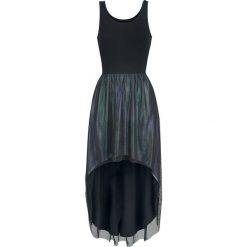 Full Volume by EMP Hologram Vokuhila Dress Sukienka czarny. Sukienki małe czarne damskie marki Full Volume by EMP, l, w ażurowe wzory, z materiału, eleganckie, z dekoltem na plecach, z krótkim rękawem, krótkie. Za 114,90 zł.