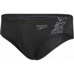 Speedo Kąpielówki Boom Splice 7cm Brief Black/Oxid Grey 42. Czarne kąpielówki męskie marki Speedo, m, do pływania. W wyprzedaży za 95,00 zł.