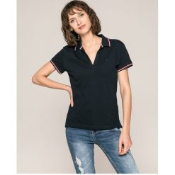 Tommy Jeans - Top. Niebieskie topy damskie marki Tommy Jeans, s, z elastanu. W wyprzedaży za 199,90 zł.