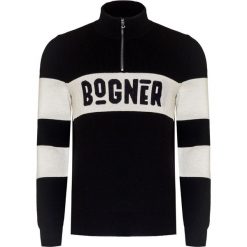 Sweter BOGNER FELEX. Czarne swetry męskie Bogner, bez wzorów, z wełny, klasyczne, ze stójką, bez kaptura. Za 1760,00 zł.
