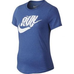 Nike Koszulka Run P Orgametric Swoosh Tee niebieska r. M - 776636 456. Niebieskie topy sportowe damskie marki Nike, m. Za 149,00 zł.