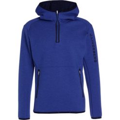Bejsbolówki męskie: J.LINDEBERG LOGO TECH Bluza z kapturem strong blue