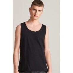 Bawełniany tank top - Czarny. Czarne t-shirty męskie Reserved, s, bez wzorów, z bawełny, bez kołnierzyka. Za 19,99 zł.