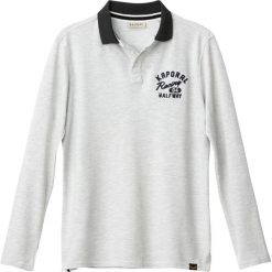 Koszulki polo: Gładka koszulka polo z długim rękawem