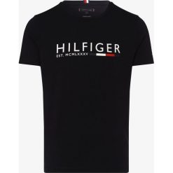 Tommy Hilfiger - T-shirt męski, niebieski. Niebieskie t-shirty męskie s, z nadrukiem, z bawełny. Za 199,95 zł.