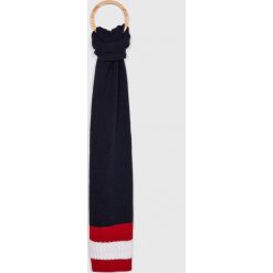 Tommy Jeans - Szalik. Szare szaliki męskie marki Tommy Jeans, z wełny. W wyprzedaży za 179,90 zł.