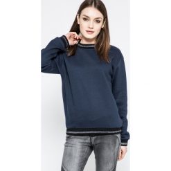 Vero Moda - Bluza. Niebieskie bluzy damskie marki Vero Moda, s, z bawełny, bez kaptura. W wyprzedaży za 49,90 zł.