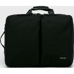 Diesel - Torba. Czarne torby na laptopa marki Diesel, w paski, z materiału. Za 769,90 zł.
