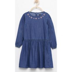 Jeansowa sukienka - Granatowy. Niebieskie sukienki dziewczęce marki Reserved, z jeansu. Za 159,99 zł.