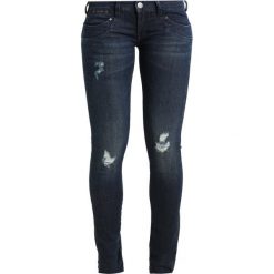 Herrlicher PITCH SLIM Jeansy Slim Fit dark destroy. Czarne jeansy damskie marki Herrlicher, bez wzorów, z elastanu. W wyprzedaży za 384,30 zł.