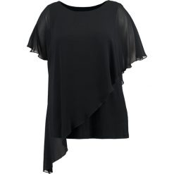 Bluzki asymetryczne: Evans OVERLAY ASYMMETRIC Bluzka black