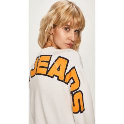Lee - Bluza. Białe bluzy damskie Lee, s, z nadrukiem, z bawełny. W wyprzedaży za 159,90 zł.