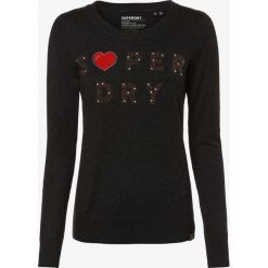 Superdry - Sweter damski, szary. Szare swetry damskie Superdry, xs, bez wzorów, bez rękawów, bez kaptura. Za 329,95 zł.
