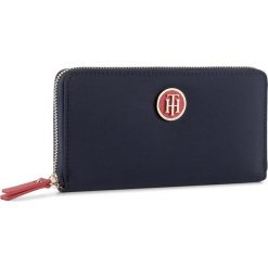 Portfele damskie: Duży Portfel Damski TOMMY HILFIGER – Chic Nylon Lrg Za Wallet Cb AW0AW04890 901