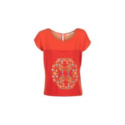 T-shirty z krótkim rękawem Desigual RICOL. Czerwone t-shirty damskie marki Desigual, s, bez wzorów, bez kołnierzyka. Za 199,20 zł.