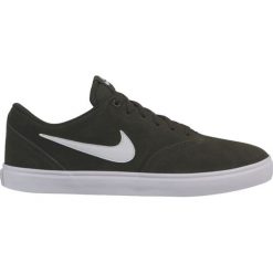 BUTY SB CHECK SOLARSOFT. Czarne trampki męskie Nike, bez wzorów, z zamszu, bez zapięcia. Za 249,99 zł.