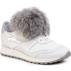 Sneakersy EVA MINGE - EM-10-06-000476 602. Białe półbuty damskie Eva Minge, ze skóry. Za 519,00 zł.