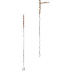 Kolczyki damskie: RABAT Kolczyki – , Brylant 0,05ct,…