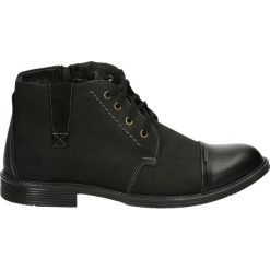 Botki męskie - 0387 CRA NERO. Czarne bez kategorii Venezia, z nubiku. Za 249,00 zł.