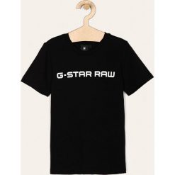 G-Star Raw - T-shirt dziecięcy 128-176 cm. Niebieskie t-shirty chłopięce G-Star RAW, z nadrukiem, z bawełny, bez rękawów. W wyprzedaży za 69,90 zł.