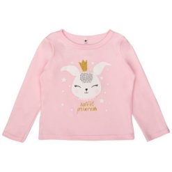 Garnamama Koszulka Dziewczęca Rabbit 98 Różowy. Różowe bluzki dziewczęce z długim rękawem marki Garnamama, z bawełny. W wyprzedaży za 24,00 zł.