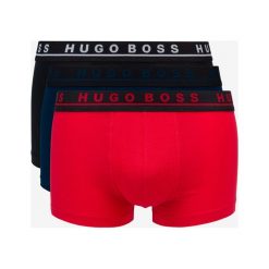 BOSS 3-pack Bokserki Czarny Niebieski Czerwony. Czerwone bokserki męskie Boss, bez wzorów, z elastanu. Za 188,95 zł.