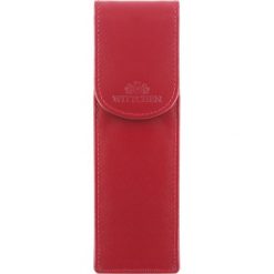 Etui na długopisy. Czerwone etui damskie Wittchen, ze skóry. W wyprzedaży za 79,90 zł.