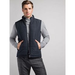 Kamizelka męska. Niebieskie kurtki sportowe męskie Wittchen, na lato, xl, bez wzorów, z poliesteru, bez kaptura. W wyprzedaży za 175,92 zł.