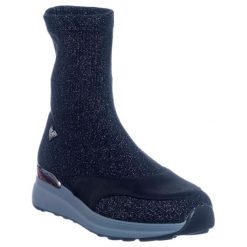 Sneakersy w kolorze czarno-srebrnym. Szare sneakersy damskie Braciallini, z materiału. W wyprzedaży za 339,95 zł.