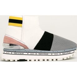 Liu Jo - Buty. Białe buty sportowe damskie Liu Jo, ze skóry. W wyprzedaży za 539,90 zł.