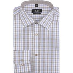 Koszula bexley 2041 długi rękaw slim fit brąz. Szare koszule męskie slim marki Recman, m, z długim rękawem. Za 49,99 zł.