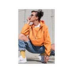 Kurtka wiatrówka typu anorak pomarańczowa. Pomarańczowe kurtki damskie Rest_factory, s, bez wzorów, bez kaptura. Za 289,00 zł.