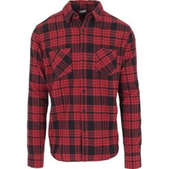 Urban Classics Checked Flannel Shirt 2 Koszula czarny/czerwony. Czarne koszule męskie na spinki Urban Classics, s, z materiału, z koszulowym kołnierzykiem, z długim rękawem. Za 94,90 zł.
