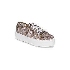 Buty Victoria BLUCHER GLITTER PLATAFORMA. Szare trampki i tenisówki damskie Victoria, bez wzorów, bez zapięcia. Za 215,20 zł.
